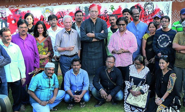 Artists at the event organised by art@Telangana at Shilparamam in Hyderabad on Sunday. (Photo: DC) Artists at the event organised by art@Telangana at Shilparamam in Hyderabad on Sunday. (Photo: DC)